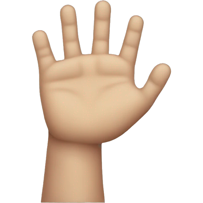 giant hand emoji