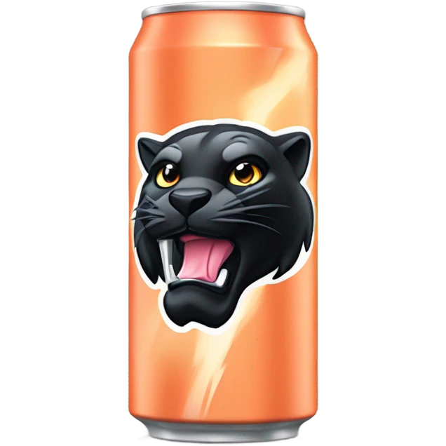 Peach Panther Energy Drink  emoji