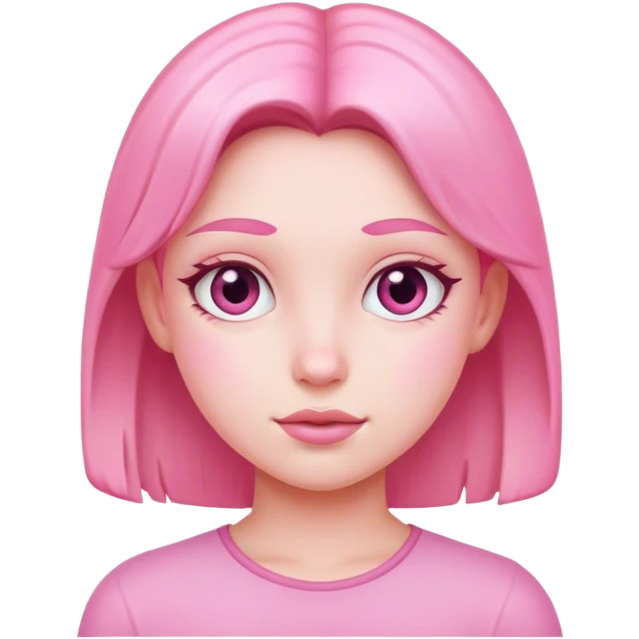 Pink girl  emoji