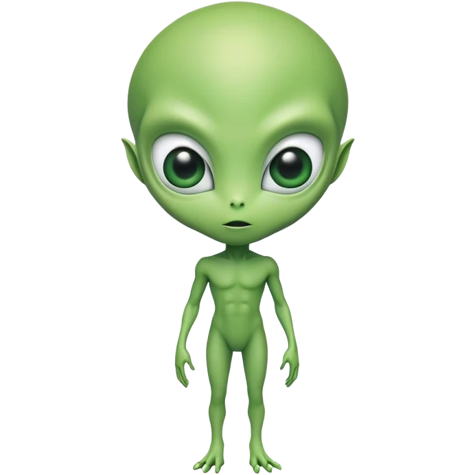 full bodied alien emoji