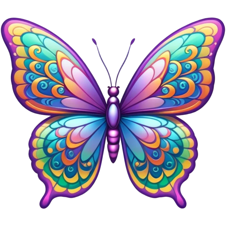 Butterfly drumming  emoji