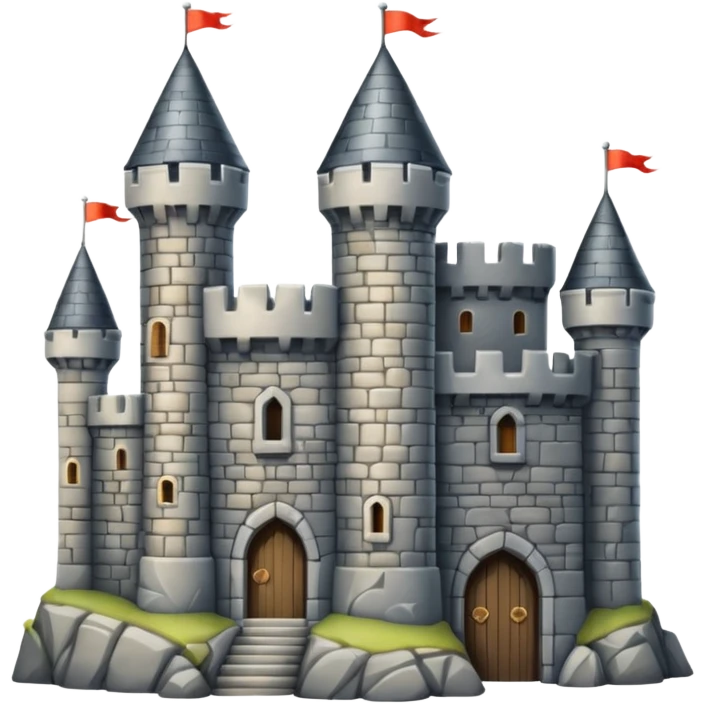 Old castle emoji