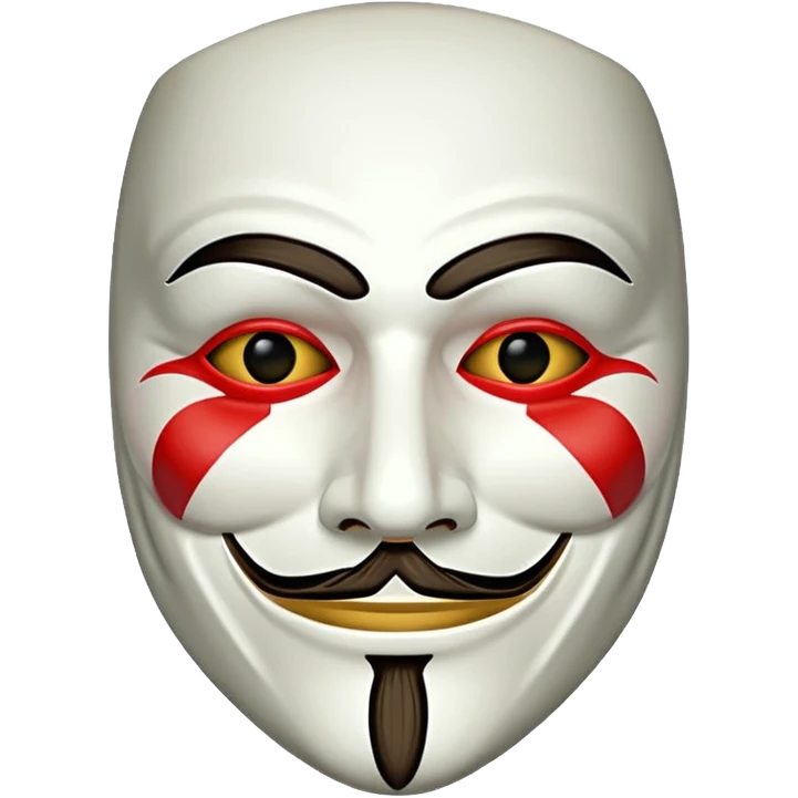 Guy Fawkes mask emoji