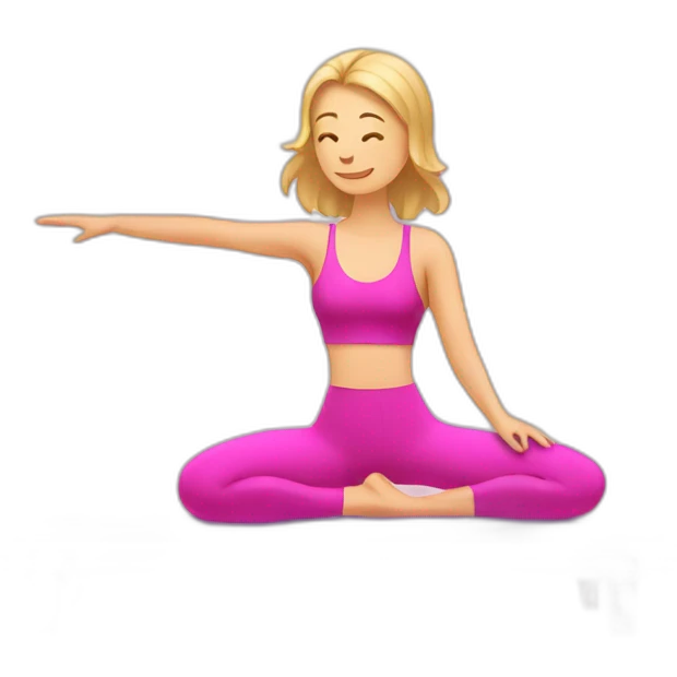 Pink Pilates emoji