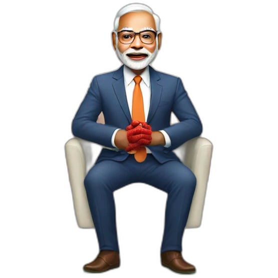 Modi ji spiderman emoji