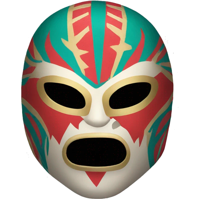 Mexican wrestler mask emoji