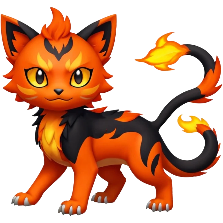 Litleo-Litten-Fakémon-hybrid-creature (full body)  emoji