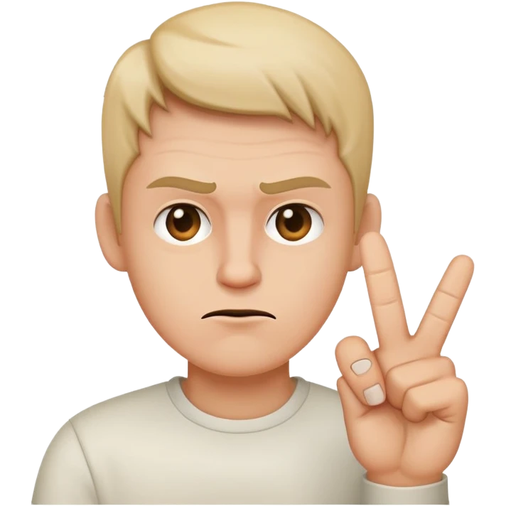 Mad emoji with middle finger up emoji
