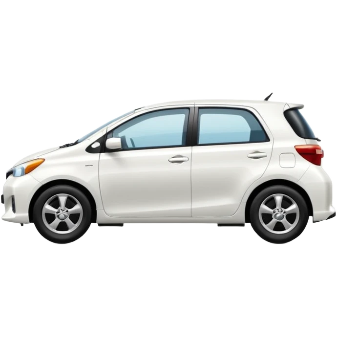 White Toyota car emoji