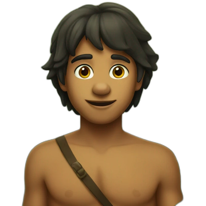 Mowgli jungle emoji
