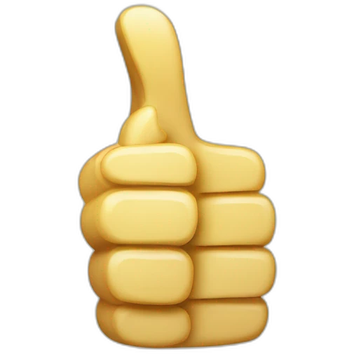 Thumbs up Award Ribbon  emoji