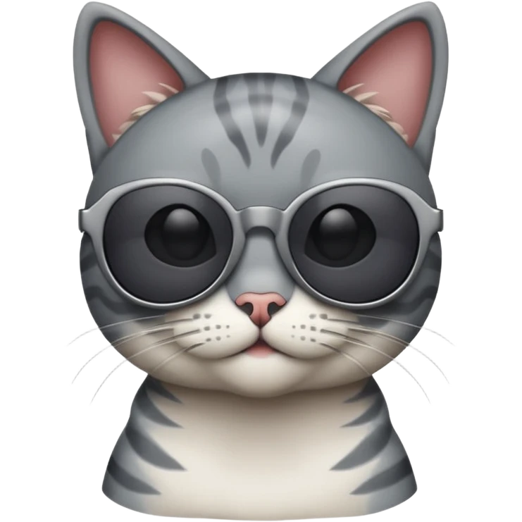 Cat wearing sunglasses emoji