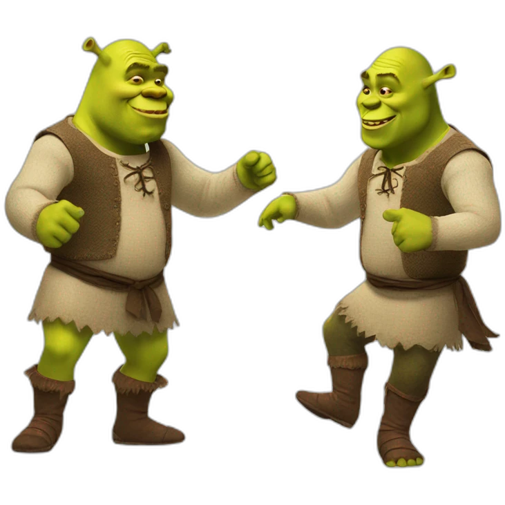 Shrek dance emoji