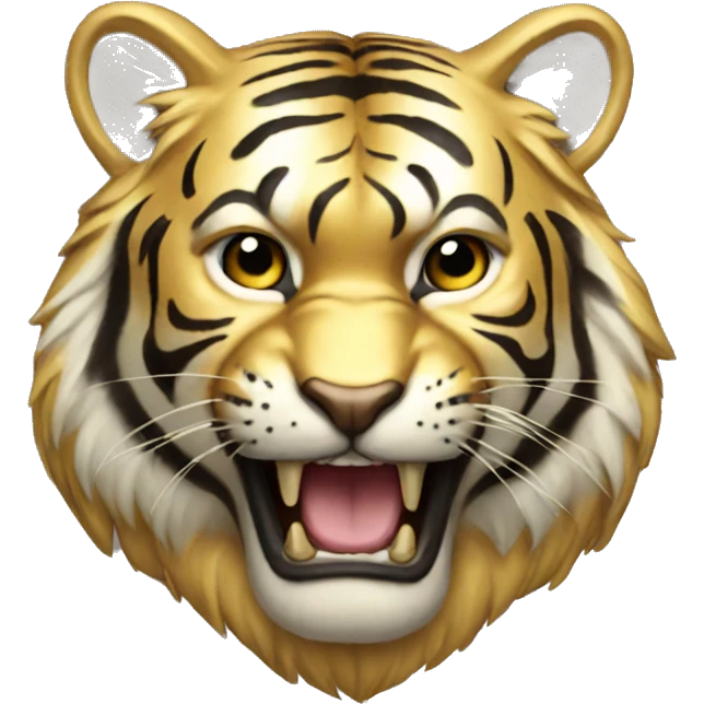 all gold tiger emoji