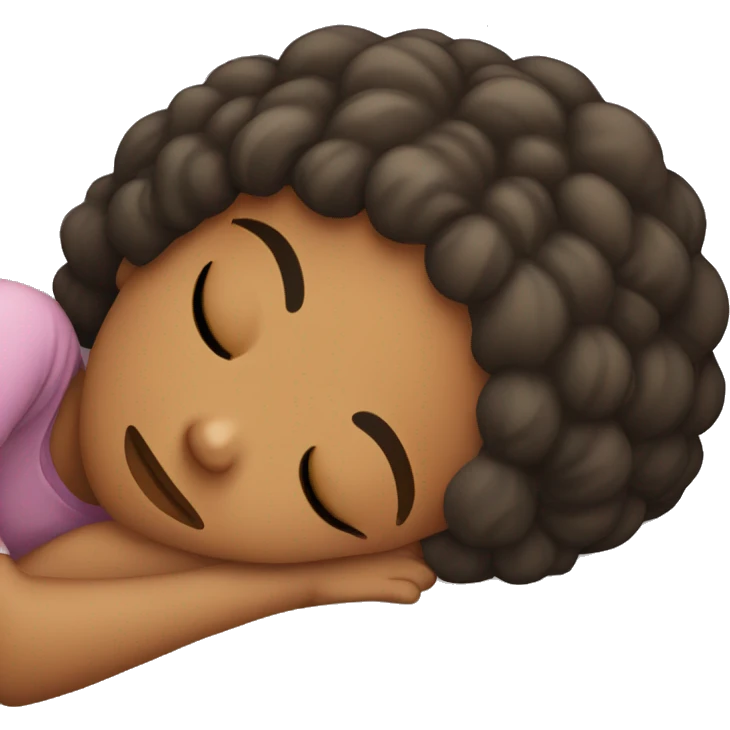 sleeping girl emoji