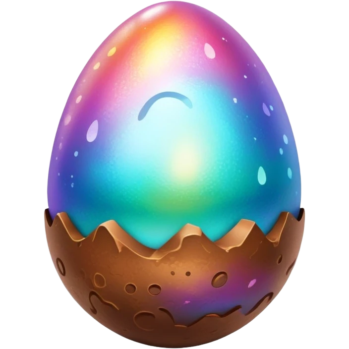 magical poop easter cosmic egg landscape  emoji