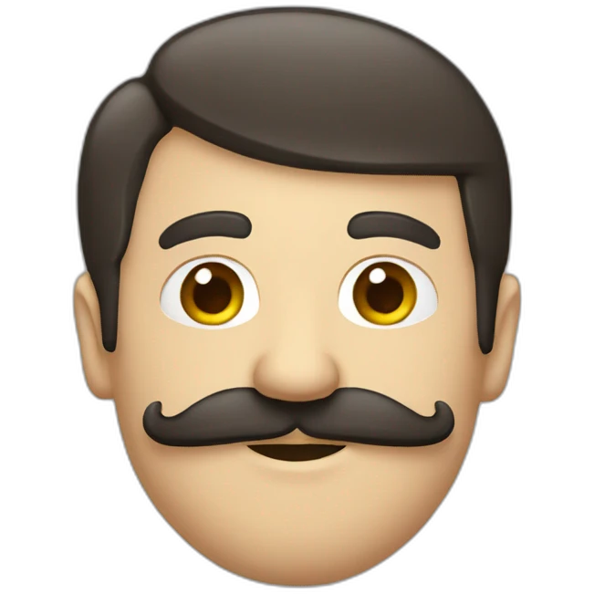 Señor con bigote  emoji