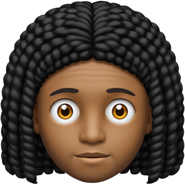 Gere um menino de cabelos preto e boné de lado com feição séria emoji