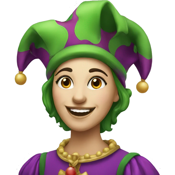 Pomni a female jester emoji