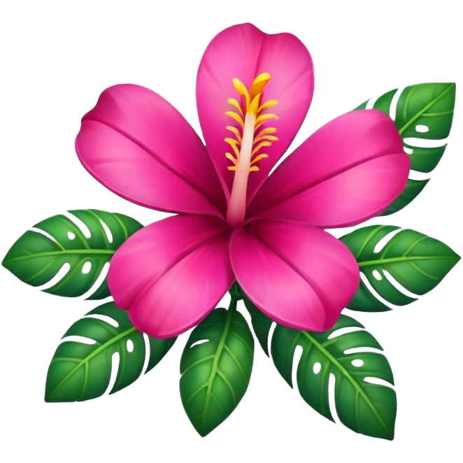 Flower Hawaiian  emoji
