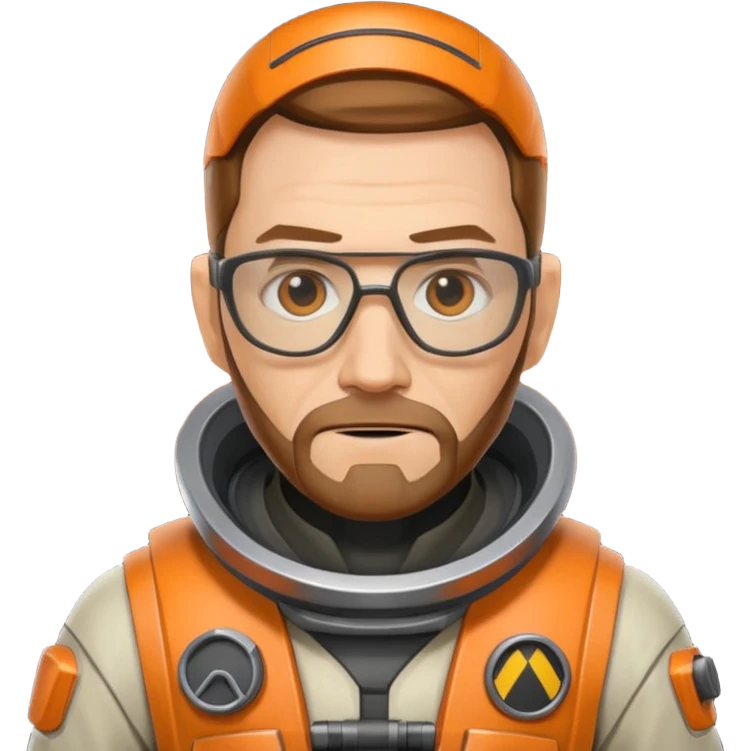 gordon freeman 100 × 100px emoji