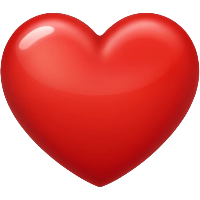 Red heart kornr r emoji