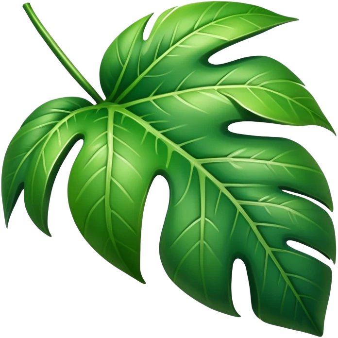 Tropical leaf  emoji
