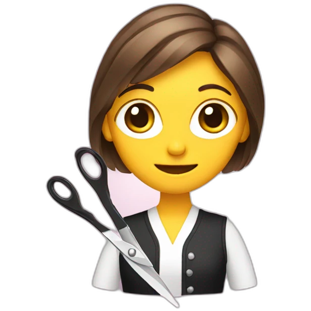 lady scissors emoji