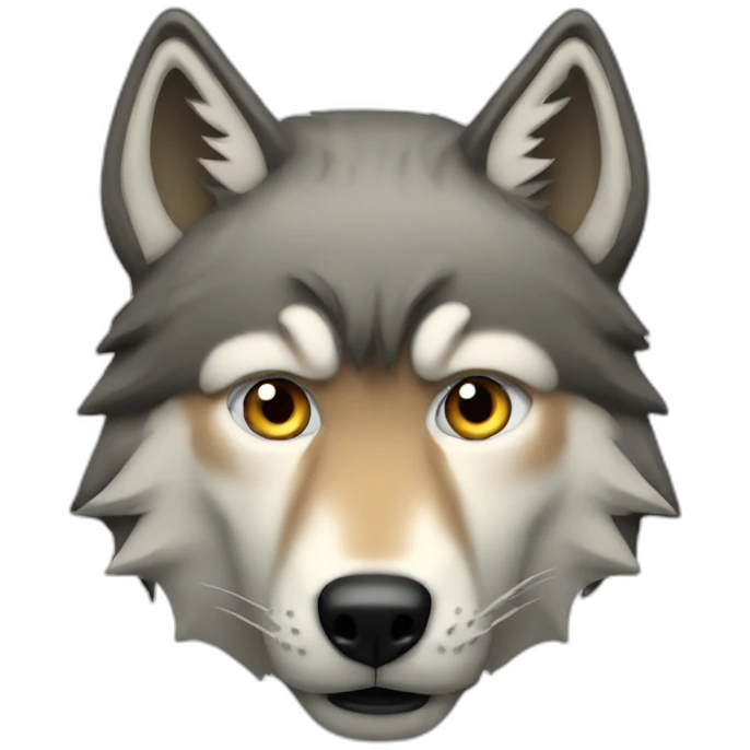 Donald Trump as wolf emoji