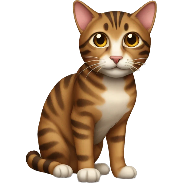 brown tabby cat emoji