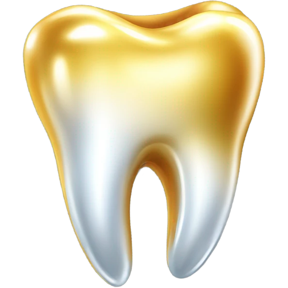 Golden tooth emoji