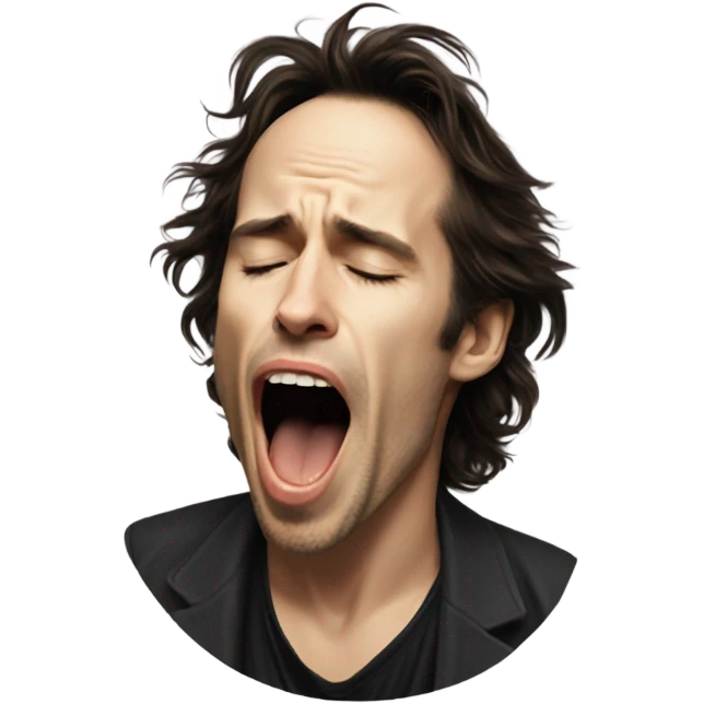 jeff buckley yawning emoji