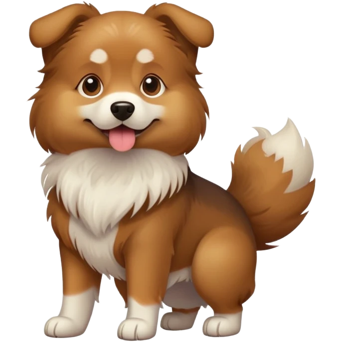 Dog with butt emoji