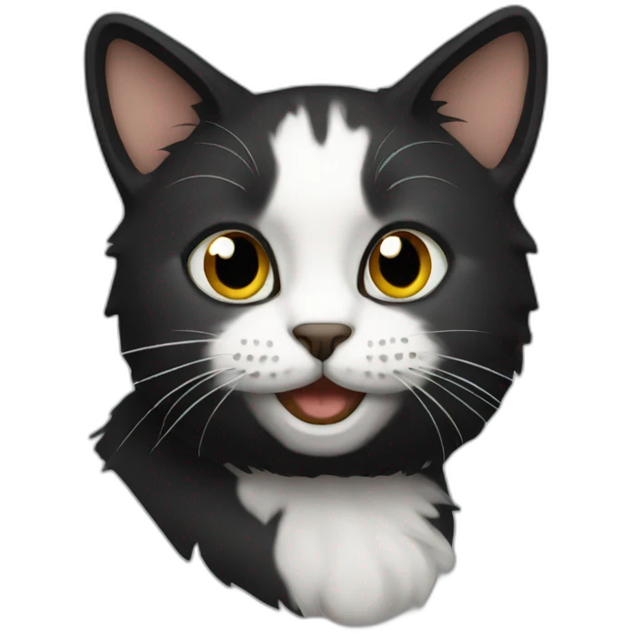 Cat black  emoji