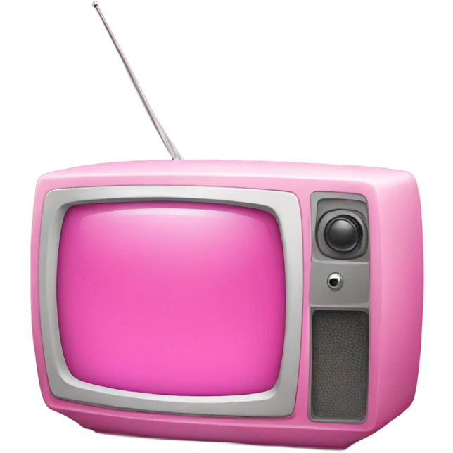 pink TV emoji