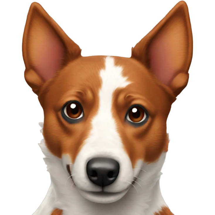 Red heeler dog emoji