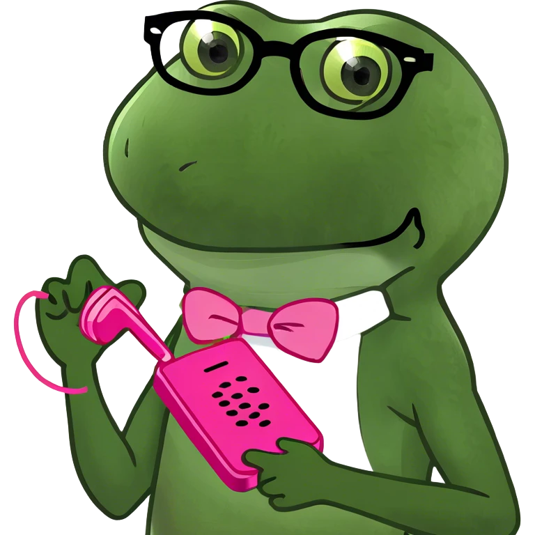 Pink phone  emoji