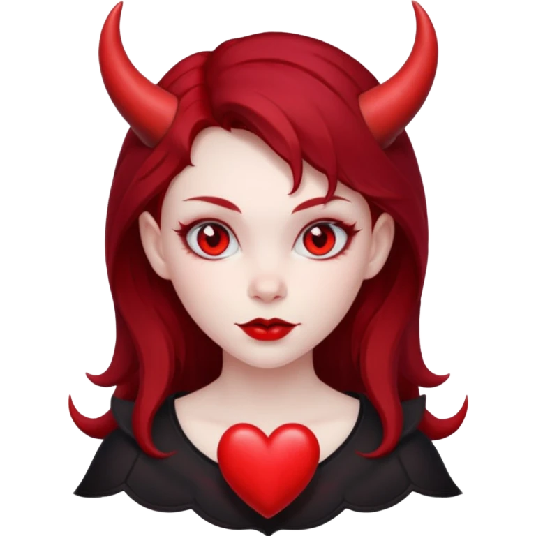 Devil girl is heart  emoji