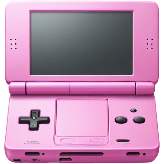 Nintendo DS pink emoji
