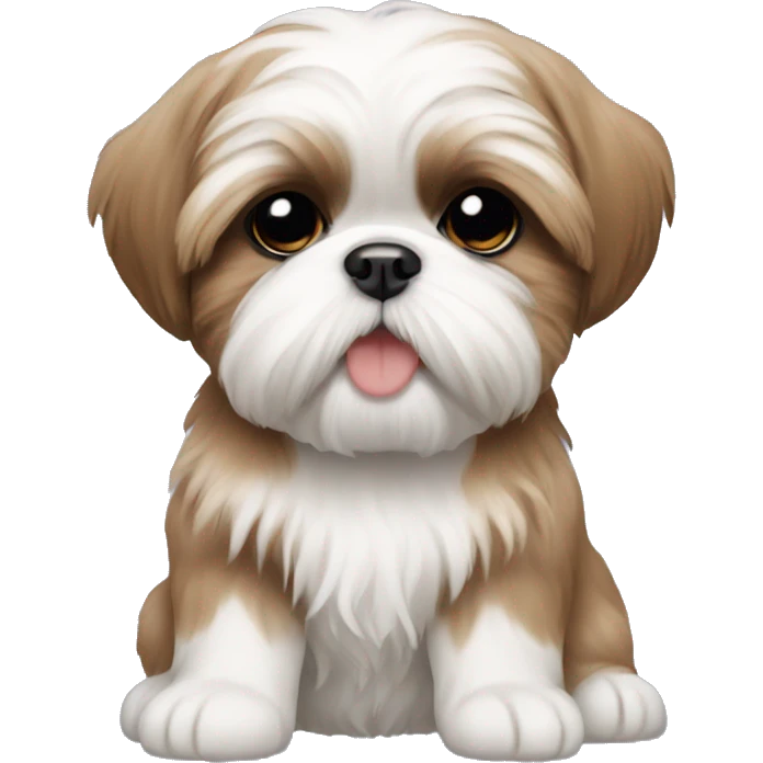 Shih tzu puppy emoji