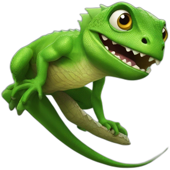 Lizard from spider-man emoji