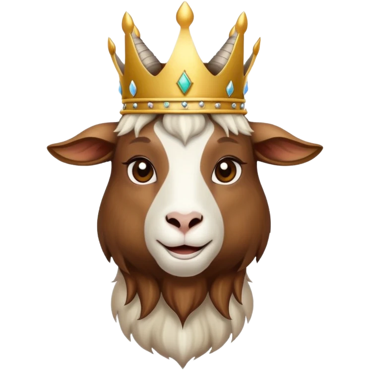 goat with crown emoji