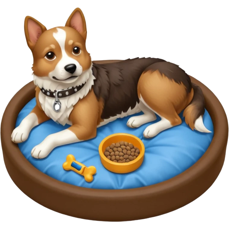 Goals:
1) Isometric view
2) Physically realistic portrayed in a way that would be expected to the average person
3) Avoid anything that could be considered offensive, even 2%

---
Now generate an image to represent a list to buy items for a new dog. emoji