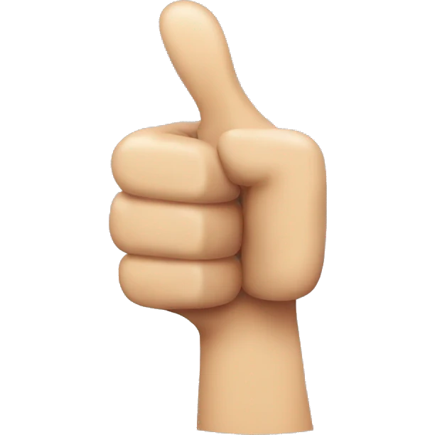 huge thumbs up  emoji