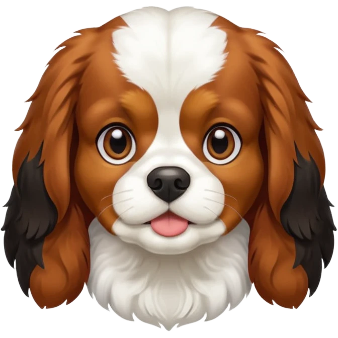 Cavalier king dog emoji