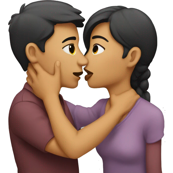 Couple kissing  emoji