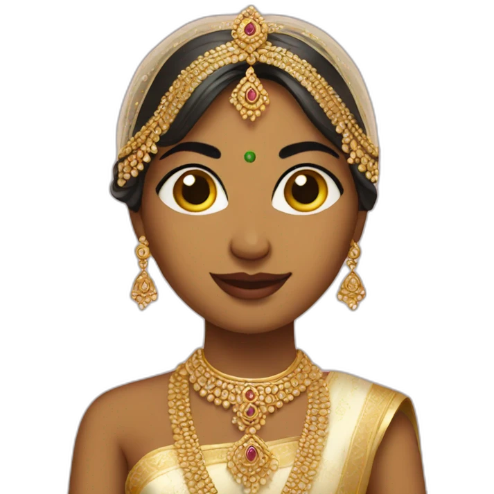 Indian bride  emoji
