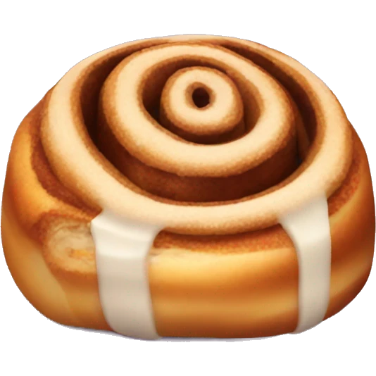 A single cinnamon roll emoji