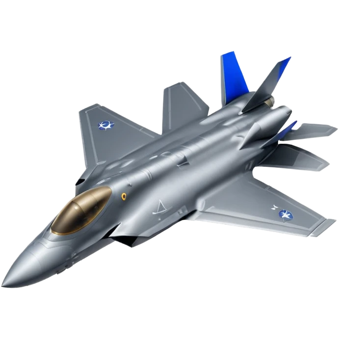 F35 Jet from the top emoji