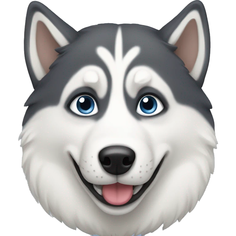 Husky dog emoji
